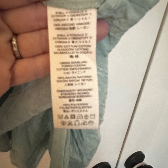 Free People Dress Womens 6 Birds of a Feather Mini Ebroidered Boho Dress Tank - Picture 3 of 9